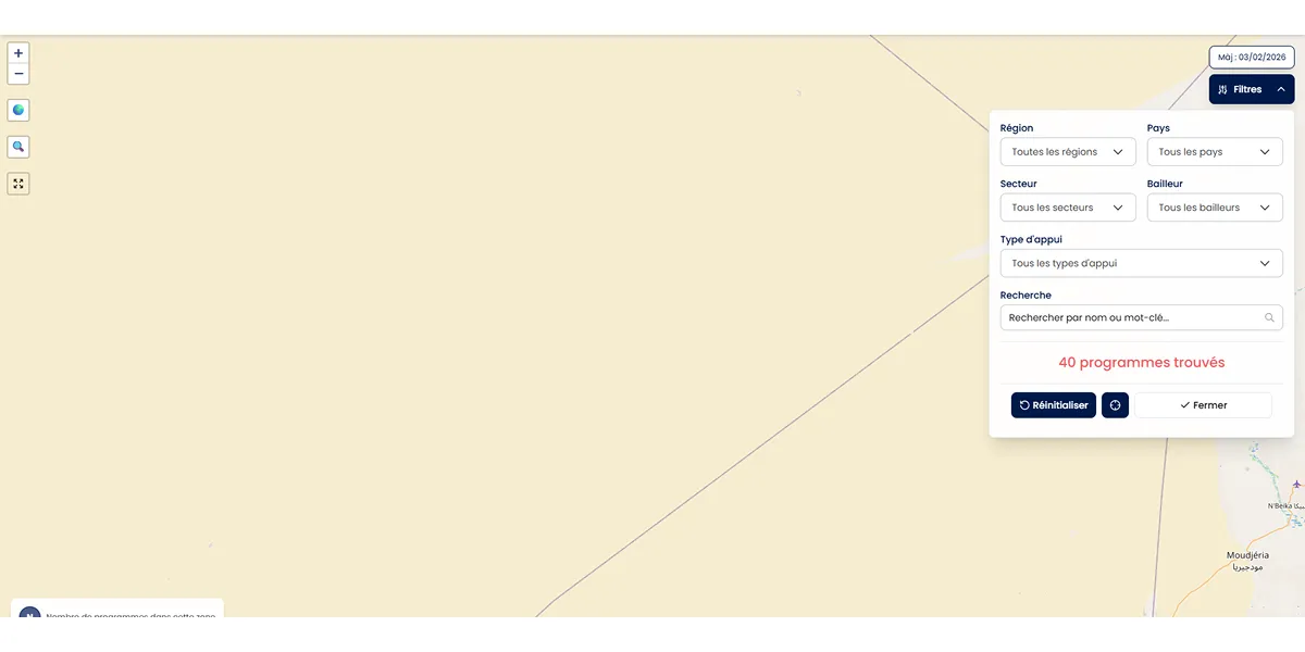 Miradi Map Navigation